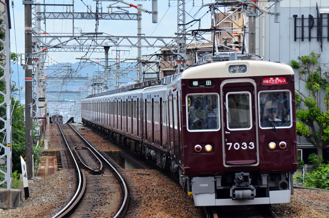 阪急　宝塚線　行き先プレート　準急　レア